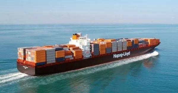 hapag lloyd container vessel